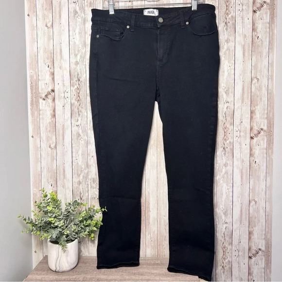 Paige Black Verdugo Ankle Jeans - Picture 1 of 4